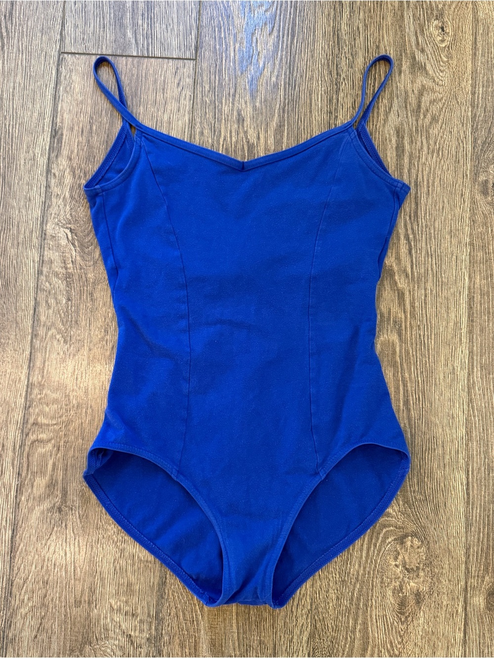 Capezio Blue Cotton Leotard Adult Medium Ballet Dance